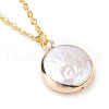 Plated Natural Baroque Pearl Keshi Pearl Beads Jewelry Sets SJEW-JS00977-3