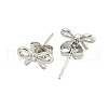 Non-Tarnish Ion Plating(IP) 304 Stainless Steel Stud Earrings EJEW-S223-02P-2