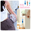 Silicone Bead Pendant Decoration HJEW-TA00189-8