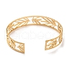 304 Stainless Steel Cuff Bangles for Women BJEW-K263-05G-11-3