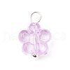 Transparent Acrylic Pendants PALLOY-JF01837-02-2