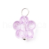 Transparent Acrylic Pendants PALLOY-JF01837-02-2