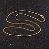304 Stainless Steel Snake Chain Necklaces NJEW-O096-B-23G-2