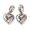304 Stainless Steel Enamel European Dangle Charms STAS-B070-03P-1