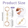 304 Stainless Steel Enamel Bag Extension Chains AJEW-TAC00018-3