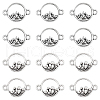 SUNNYCLUE 120Pcs 2 Styles Tibetan Style Alloy Connector Charms TIBEP-SC0002-70-1