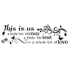 PVC Quotes Wall Sticker DIY-WH0200-010-1