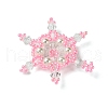 Christmas Seed Beads Beaded Charms PALLOY-MZ00300-03-4