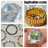 HOBBIESAY 120G 12 Styles Glass Twisted Bugle Beads SEED-HY0001-23-7