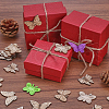 SUNNYCLUE 200Pcs Laser Cut Wood Shapes WOOD-SC0001-75-4