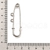 304 Stainless Steel Safety Pins Brooch Findings STAS-K252-11A-P-3