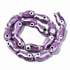 Handmade Porcelain Ceramic Beads Strands PORC-T006-03F-2