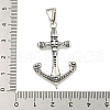 316 Surgical Stainless Steel Pendants STAS-E212-167AS-A-3