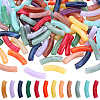 SOFPLATE 100Pcs Imitation Gemstone Acrylic Beads OACR-SP0001-05E-1