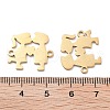 Ion Plating(IP) 304 Stainless Steel Connector Charms STAS-P332-08G-2