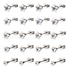 40Pcs 5 Size Crystal Rhinestone Tiny Star Stud Earrings EJEW-TA0001-13-10