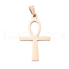Ion Plating(IP)304 Stainless Steel Pendants STAS-D147-15RG-1
