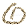 Electroplate Synthetic Magnetic Hematite Beads Strands G-A263-B01-02G-2
