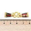 Alloy Enamel Peg Bails Pin Charms FIND-A049-09G-3