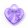 Transparent Acrylic Charms X-TACR-S144-57-2