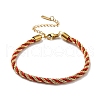 Twisted Nylon Cord Bracelets for Women BJEW-V007-01G-05-2