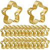 SOFPLATE 100Pcs Rack Plating Brass Bead Frames KK-SP0002-26G-1