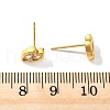 Double Horse Eye Brass Micro Pave Clear Cubic Zirconin Stud Earrings EJEW-D318-06G-6