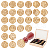 CRASPIRE Brass Wax Seal Stamp DIY-CP0002-70-1