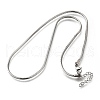 2MM 304 Stainless Steel Snake Chain Necklaces for Women Men STAS-V011-04D-P-4