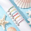 7Pcs Glass Seed Beads Braided Bracelets BJEW-MZ00176-1