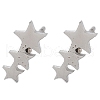 Non-Tarnish 304 Stainless Steel Stud Earrings EJEW-M242-01A-P-1