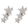 304 Stainless Steel Stud Earrings EJEW-M242-01A-P-1