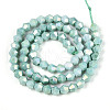Electroplate Bicone Glass Beads Strands EGLA-T021-6mm-16-07-2