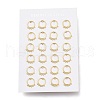 304 Stainless Steel Stud Earrings EJEW-H100-03G-3