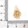 Brass Micro Pave Cubic Zirconia Pendants KK-D288-05G-3