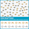 Unicraftale 120Pcs 2 Colors 304 Stainless Steel Spacer Beads STAS-UN0050-37-5