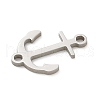 201 Stainless Steel Laser Cut Connector Charms STAS-R133-02P-11-2
