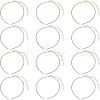 Unicraftale 12Pcs 2 Colors 304 Stainless Steel Box Chains/Venice Chains Bracelets Making MAK-UN0001-20-1