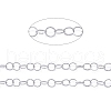 Tarnish Resistant 304 Stainless Steel Rolo Chains CHS-F011-05A-P-1