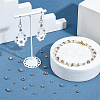 BENECREAT 12pcs 6 colors Brass Enamel Beads KK-BC0004-49-6