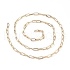 Soldered Brass Paperclip Chains CHC-G005-06G-01-3