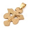 304 Stainless Steel Pendants STAS-C103-02G-01-2