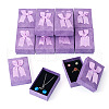 Rectangle Paper Jewelry Set Storage Gift Boxes with Bowknot CON-TAC0014-12B-2