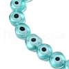 Handmade Evil Eye Lampwork Beads Strands LAMP-G164-10B-01-3