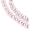 Electroplated Synthetic Non-magnetic Hematite Beads Strands G-A263-J01-02-3