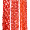 Electroplate Glass Beads Strands EGLA-A044-P1mm-B03-2