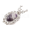 Natural Mixed Gemstone Pendants G-A226-02P-A-3