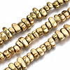 Electroplate Non-magnetic Synthetic Hematite Beads Strands G-T114-93G-1