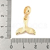 Rack Plating Alloy Enamel Fishtail European Dangle Charms FIND-B034-49G-03-3