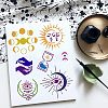 Plastic Reusable Drawing Painting Stencils Templates DIY-WH0172-930-7